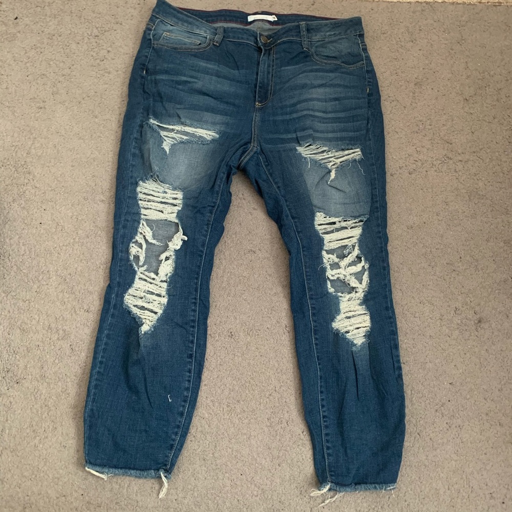 Ms. Cello Distressed Jeans